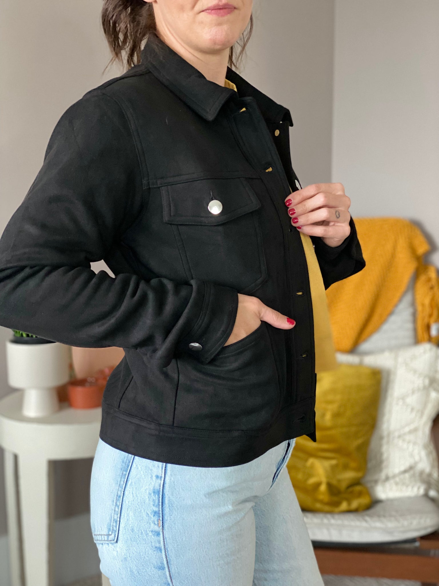Saved by The Suede Moto Jacket