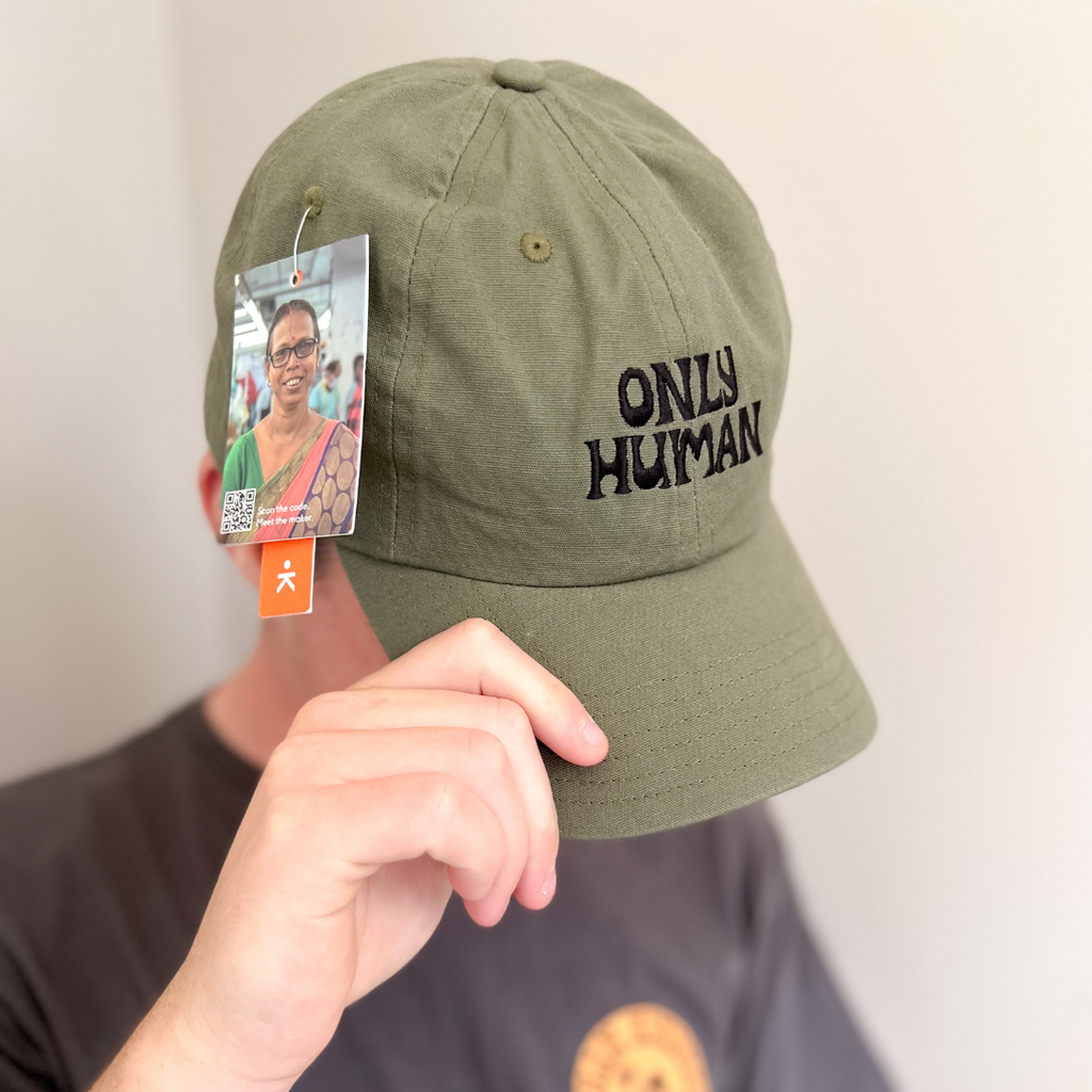 Only Human Dad Hat (Army Green)