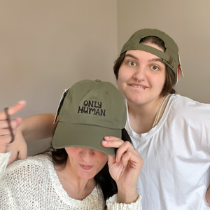 Only Human Dad Hat (Army Green)
