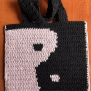 Crochet YinYang Bag